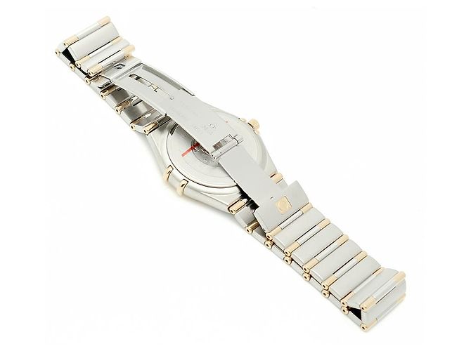 Omega Constellation Combi Medium Half Bar Argyle Pattern Dial Men's Watch Quartz White - view 15