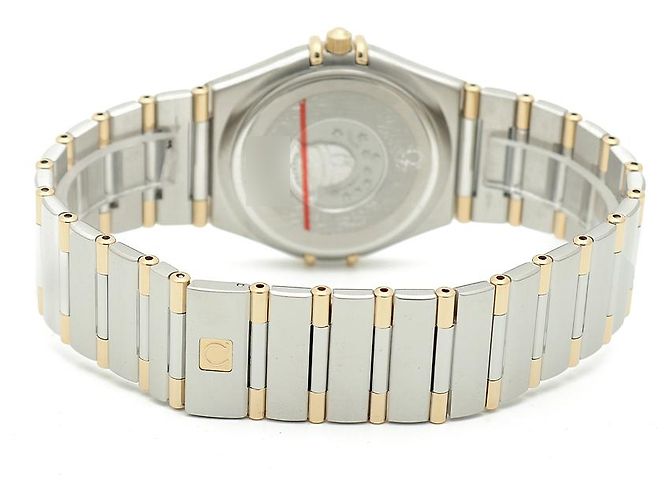 Omega Constellation Combi Medium Half Bar Argyle Pattern Dial Men's Watch Quartz White - view 20