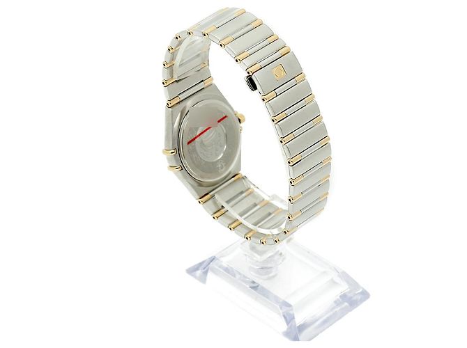 Omega Constellation Combi Medium Half Bar Argyle Pattern Dial Men's Watch Quartz White - view 5