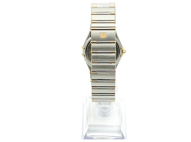 Omega Constellation Combi Medium Half Bar Argyle Pattern Dial Men's Watch Quartz White - view 6