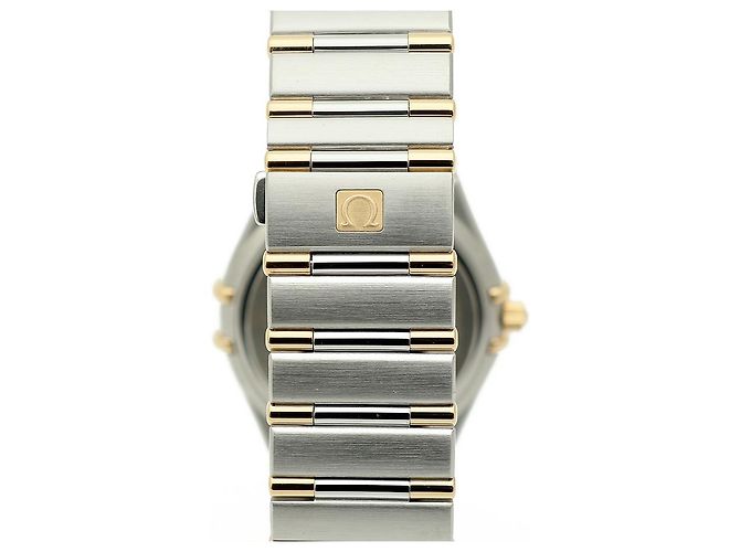 Omega Constellation Combi Medium Half Bar Argyle Pattern Dial Men's Watch Quartz White - view 7