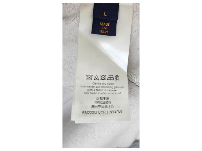 Louis Vuitton Monogram Circle Cut Hoodie Grau Braun - Ansicht 5