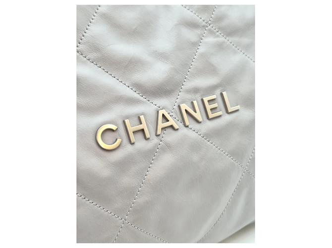 Chanel Borsa a Spalla Medium Grigia Marrone - vista 13