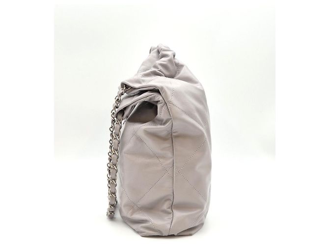 Chanel Borsa a Spalla Medium Grigia Marrone - vista 9