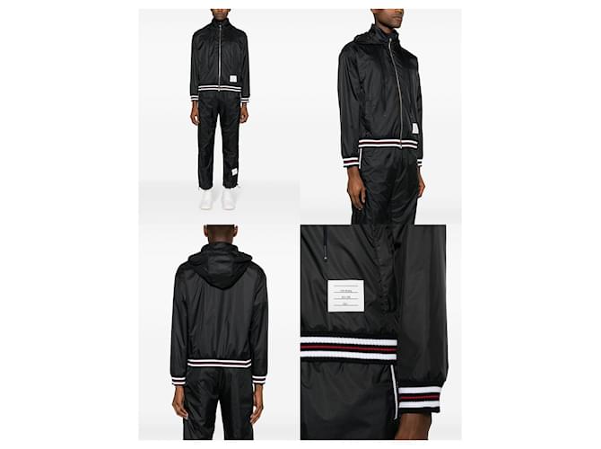 Thom Browne Last No-Margin Ripstop Wind Jacket Black - view 6