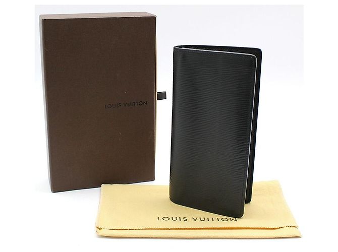 Louis Vuitton Portafoglio lungo Epi Braza nero - vista 2