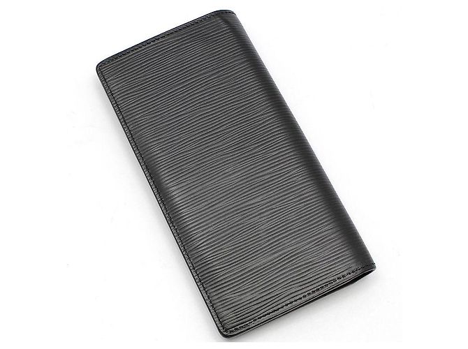 Louis Vuitton Portafoglio lungo Epi Braza nero - vista 4