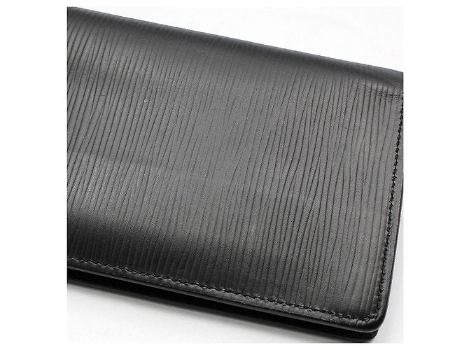 Louis Vuitton Portafoglio lungo Epi Braza nero - vista 5
