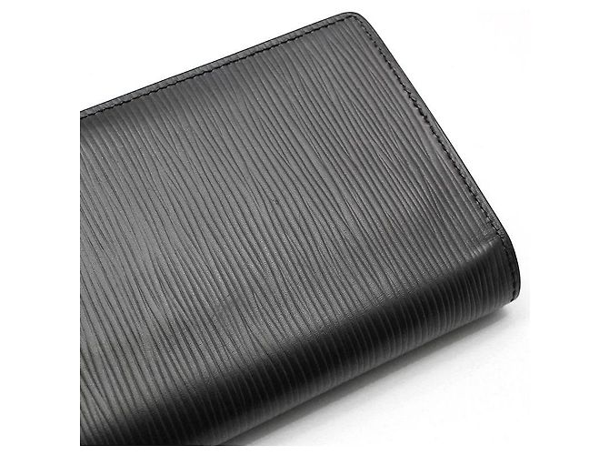 Louis Vuitton Portafoglio lungo Epi Braza nero - vista 6