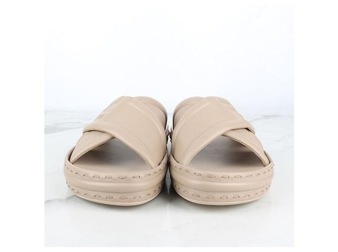 Fendi Sandali e pantofole in pelle Napa Arancione - vista 2