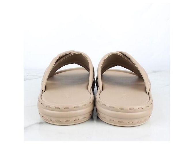 Fendi Sandali e pantofole in pelle Napa Arancione - vista 3