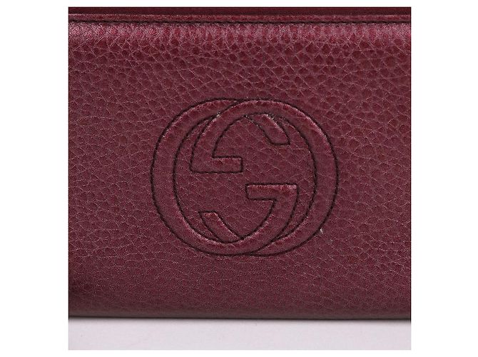 Gucci Soho Damen Geldbörse Medium mit Quaste in Burgundy Rot - Ansicht 2