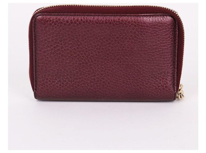 Gucci Soho Damen Geldbörse Medium mit Quaste in Burgundy Rot - Ansicht 4