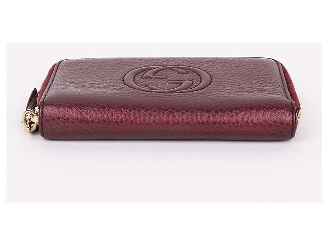 Gucci Soho Damen Geldbörse Medium mit Quaste in Burgundy Rot - Ansicht 6