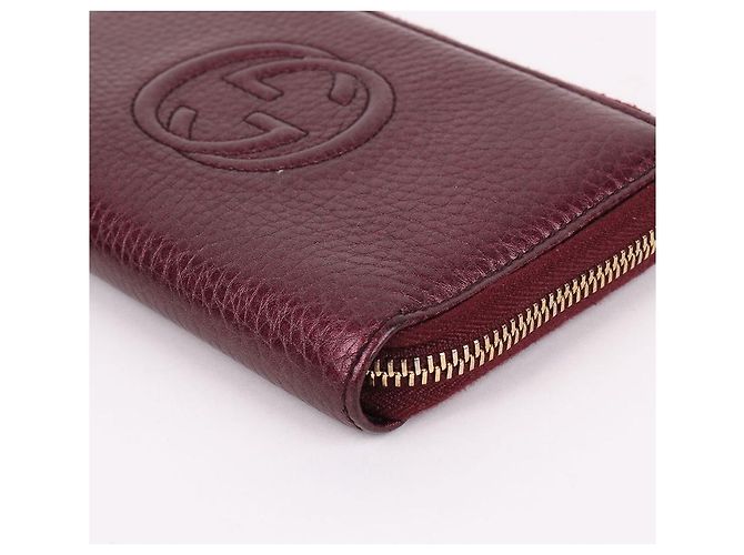 Gucci Soho Damen Geldbörse Medium mit Quaste in Burgundy Rot - Ansicht 8