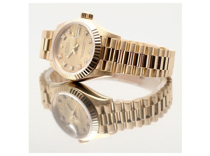 Rolex Datejust in oro da donna Original Ten-Point Diamond D'oro - vista 19