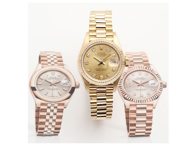 Rolex Datejust in oro da donna Original Ten-Point Diamond D'oro - vista 22