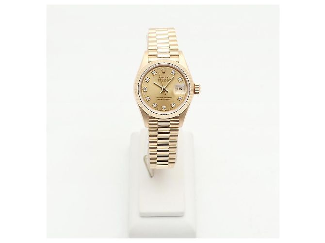Rolex Datejust in oro da donna Original Ten-Point Diamond D'oro - vista 3