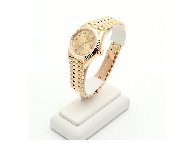 Rolex Datejust in oro da donna Original Ten-Point Diamond D'oro - vista 4