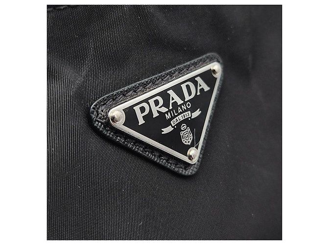 Prada Borsa a tracolla in tessuto Re-nylon Nero - vista 8