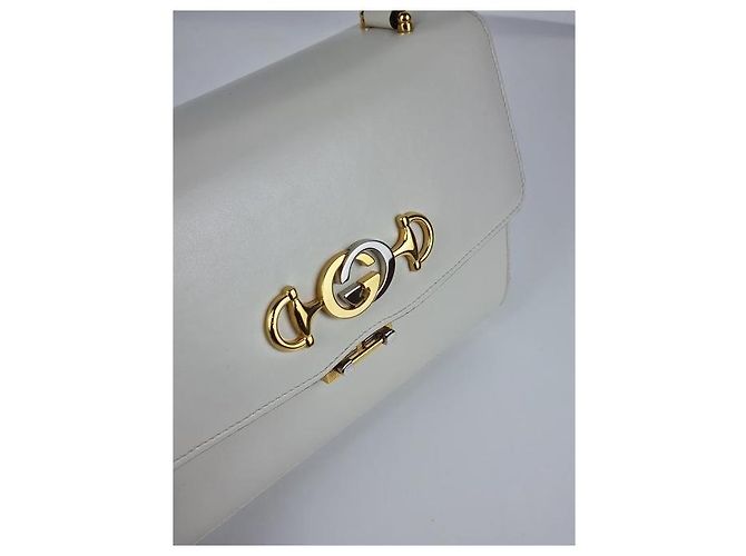 Gucci Borsa a Spalla Jumi Small Crossbody Bianco - vista 4