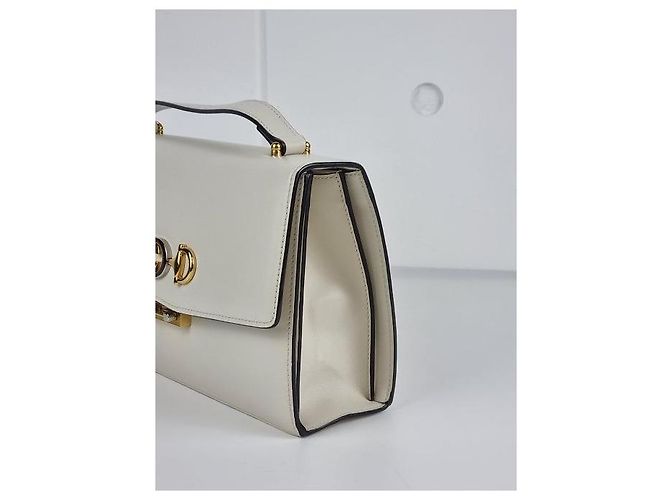 Gucci Borsa a Spalla Jumi Small Crossbody Bianco - vista 6