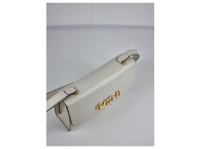 Gucci Borsa a Spalla Jumi Small Crossbody Bianco - vista 7
