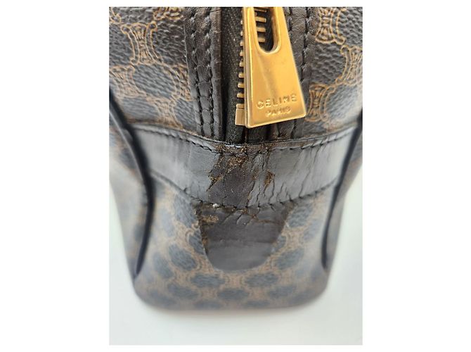 Céline Zustand der Vintage Hobo Bag Mehrfarben - Ansicht 8