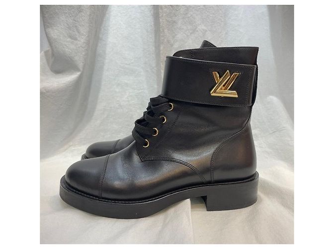 Louis Vuitton Botines planos Wonderland Laser Plata - vista 3