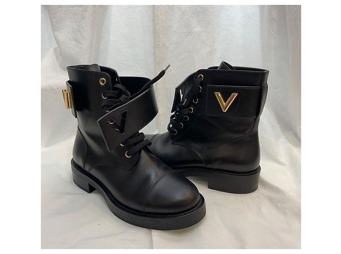 Louis Vuitton Botines planos Wonderland Laser Plata - vista 6