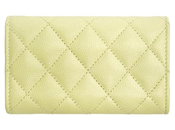 Chanel Tarjetero COCO GLITZ Snap Lemon Full Set Gift Amarillo - vista 3