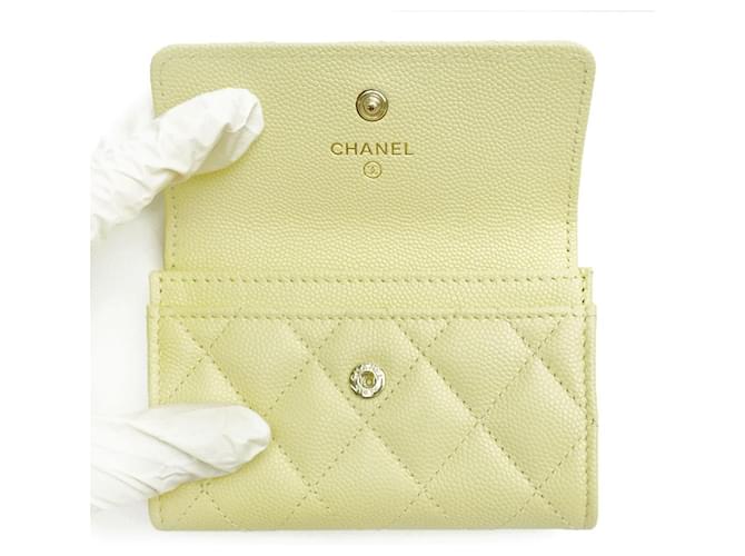 Chanel Tarjetero COCO GLITZ Snap Lemon Full Set Gift Amarillo - vista 6