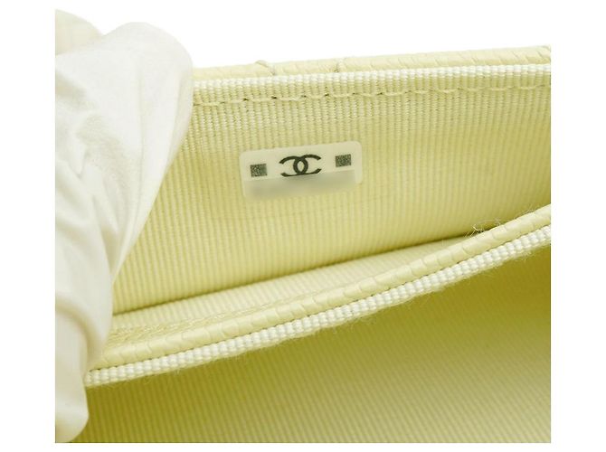 Chanel Tarjetero COCO GLITZ Snap Lemon Full Set Gift Amarillo - vista 8