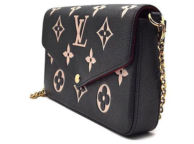 Louis Vuitton Pochette Felicie Monogram Bi-Color Nero - vista 2