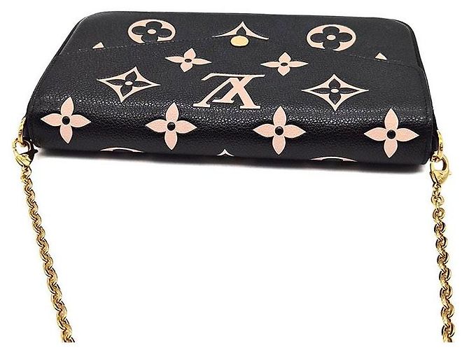 Louis Vuitton Pochette Felicie Monogram Bi-Color Nero - vista 6