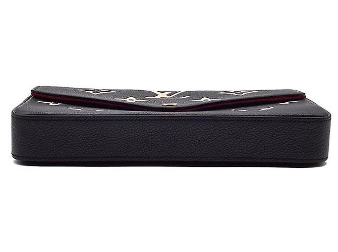 Louis Vuitton Pochette Felicie Monogram Bi-Color Nero - vista 7