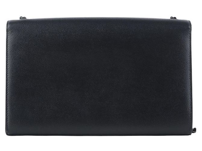 Saint Laurent Borsa Kate Satchel con Monogramma Nero - vista 3