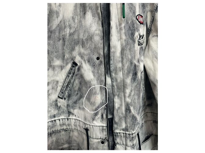 Off White Virgil Abloh Gablichite Denim Parka Braun - Ansicht 7