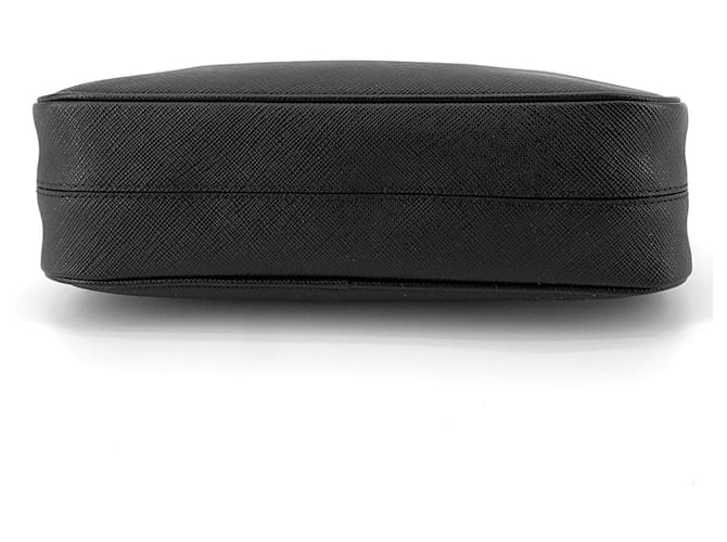 Prada Borsa Hobo Multi in Saffiano nero - vista 7