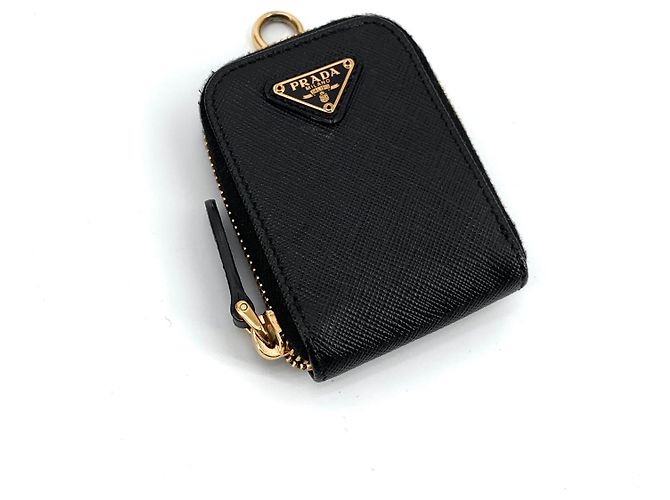 Prada Borsa Hobo Multi in Saffiano nero - vista 8