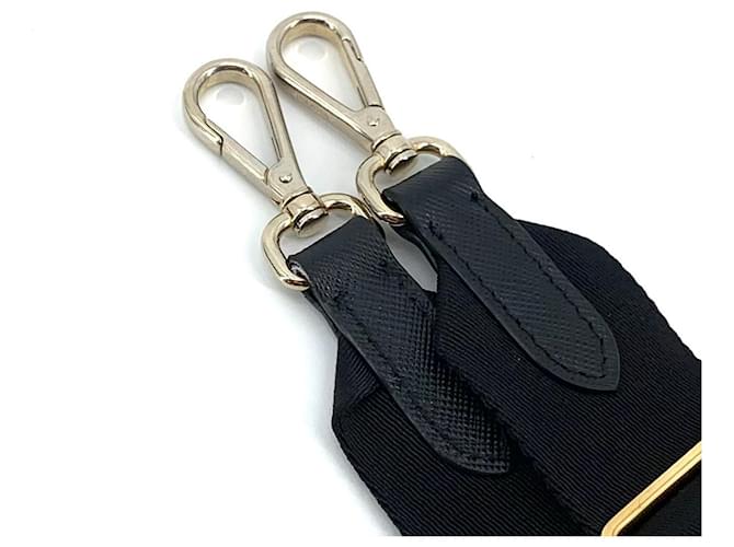 Prada Borsa Hobo Multi in Saffiano nero - vista 9
