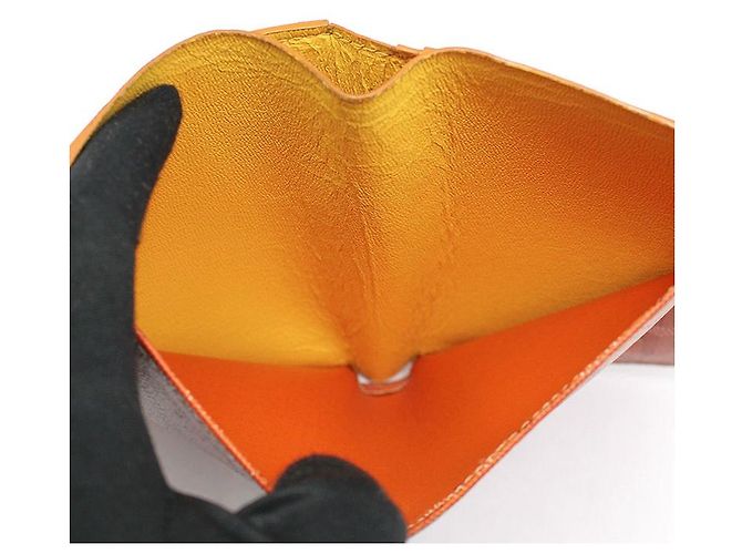 Goyard Cartera Moliere Medium Naranja - vista 8