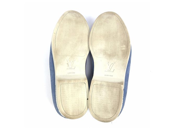 Louis Vuitton Mocassino Estate Blu - vista 6