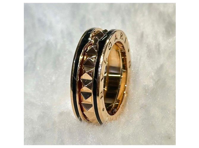 Bulgari Anello Lock Band in oro rosa - vista 5