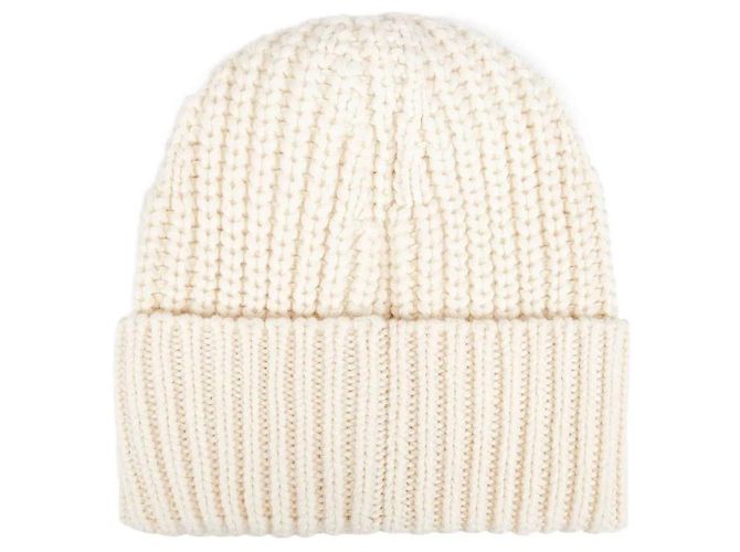 Moncler Logo Woll-Kaschmir-Beanie Weiß - Ansicht 6