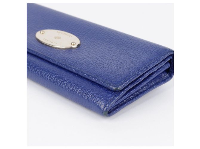 Mulberry Cartera larga de cuero azul - vista 10