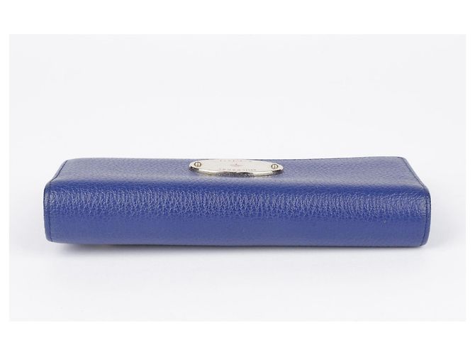 Mulberry Cartera larga de cuero azul - vista 13