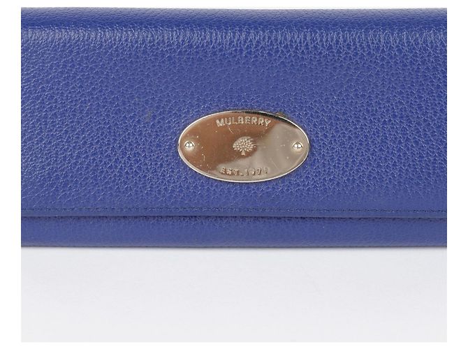 Mulberry Cartera larga de cuero azul - vista 2
