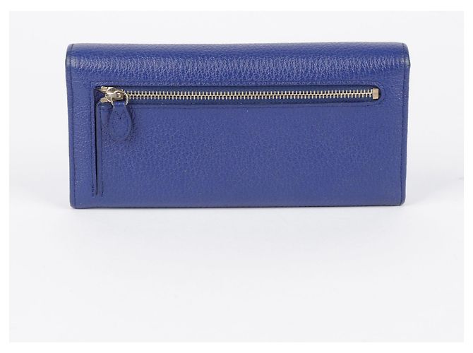 Mulberry Cartera larga de cuero azul - vista 3