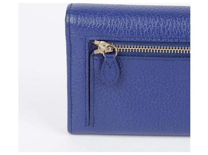 Mulberry Cartera larga de cuero azul - vista 4